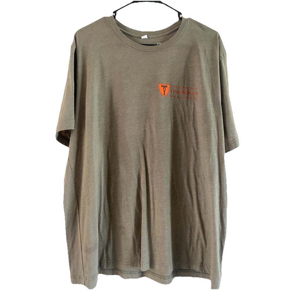 Leavenworth Fire Fighter Challenge Tri Blend Graphic T-shirt Large